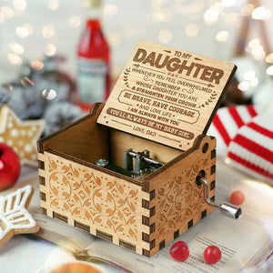 Being Brave, Having Courage And Loving Life - Dad To Daughter, Music Box.