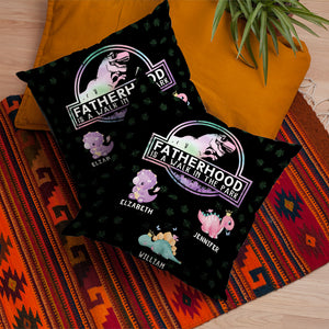 Gift for Dad - Fatherhood Is A Walk In The Park - Personalized Pillow (Insert Included).
