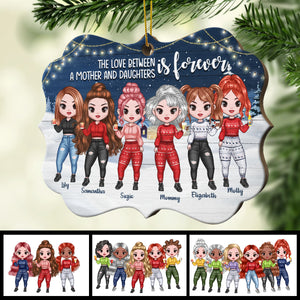 Like Mother Like Daughter - Personalized Shaped Ornament.