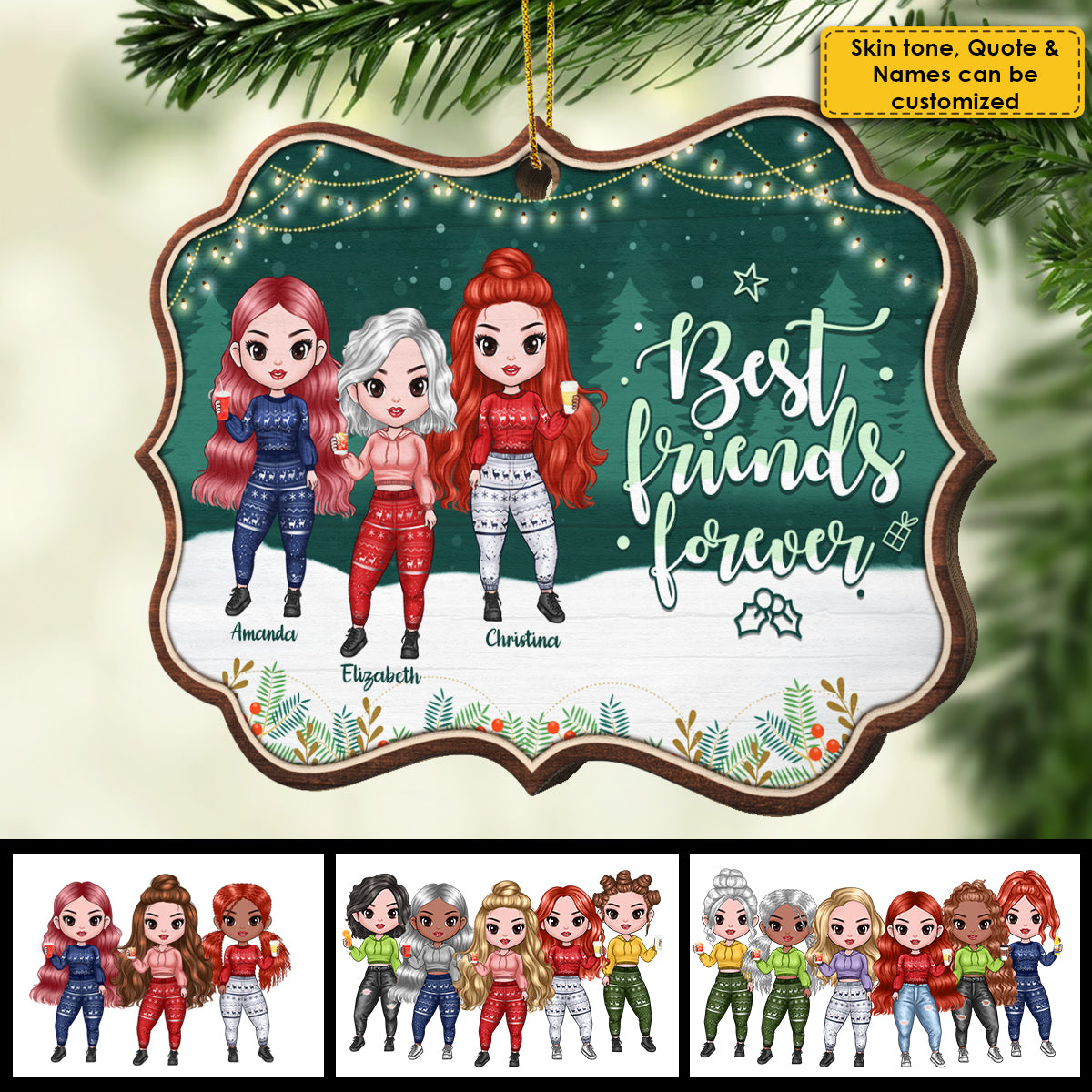 You Are My Person - You Will Always Be My Person - Personalized Shaped Ornament.