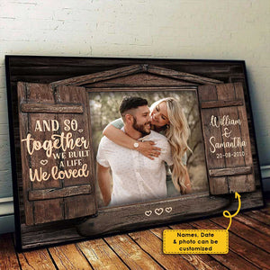 And So Together - Personalized Horizontal Poster.