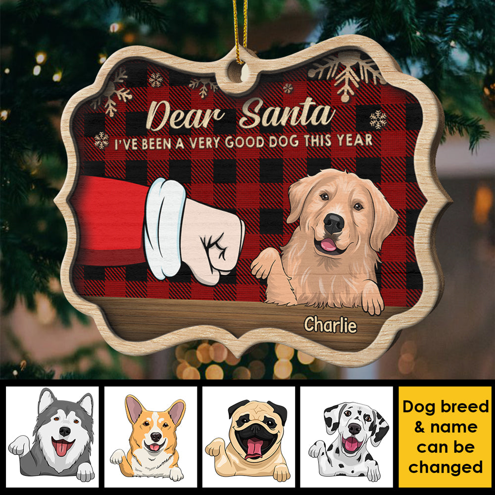 I'm Too Cute For the Naughty List - Personalized Shaped Ornament.