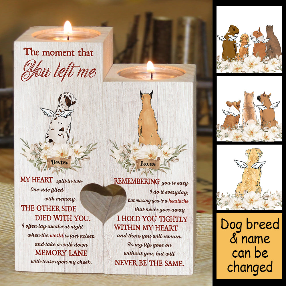 Remembering You Is Easy - But Missing You Is A Heartache - Personalized Candle Holder.