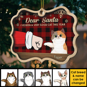 I'm Too Cute For the Naughty List - Personalized Shaped Ornament.