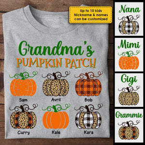 Fall Pumpkin Patch - Personalized Unisex T-Shirt.