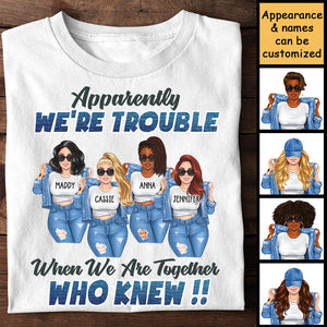 Nous sommes ensemble - T-shirt unisexe personnalisé - Cadeau pour meilleure amie