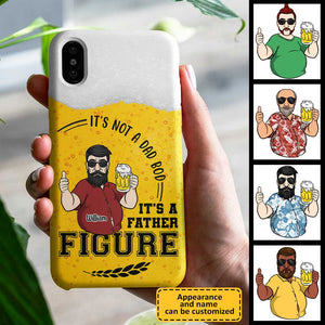 Papa Bod Figure paternelle - Cadeau pour papa, coque de téléphone personnalisée