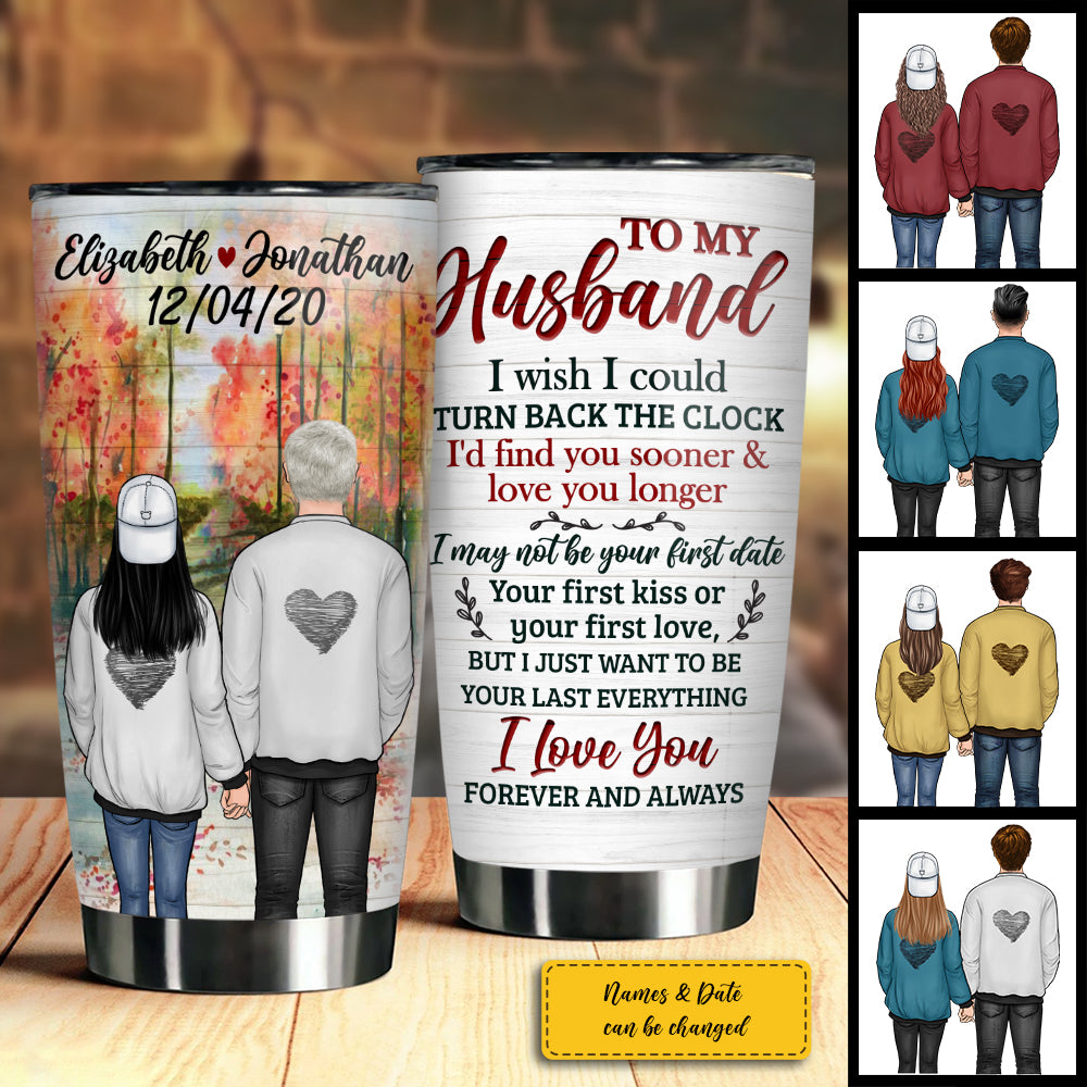 Love You Longer - Personalized Tumbler.