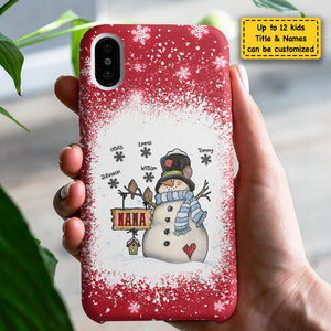 Le bonheur, c'est d'être grand-mère ! Cadeau pour maman et grand-mère ! Coque de téléphone personnalisée