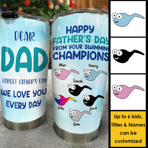 Nous aimons papa tous les jours - Gobelet personnalisé - Cadeau pour papa, cadeau pour la fête des pères