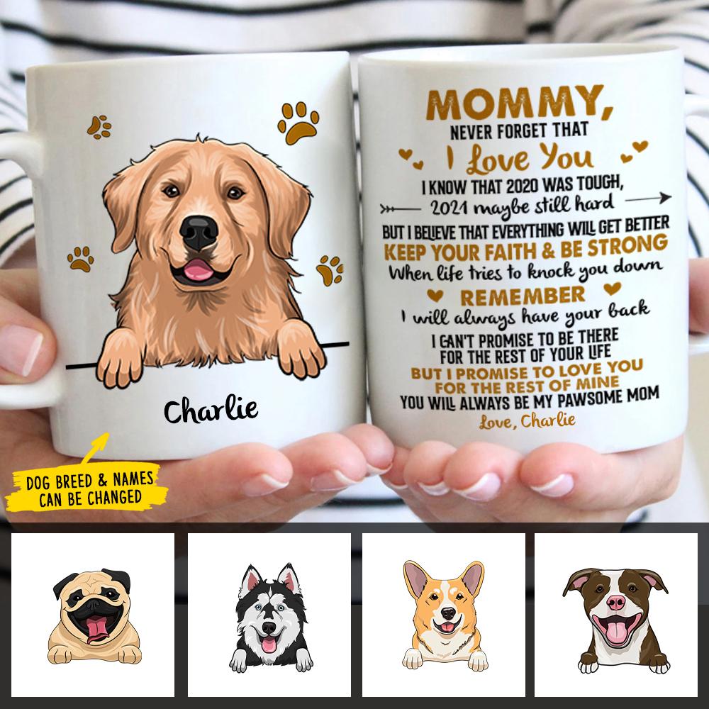 To Dog Mom Never Forget That I Love You - Personalized Mug.
