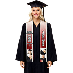 Cadeau pour la remise des diplômes, promotion 2024 - Télécharger une image, étole de remise de diplôme personnalisée