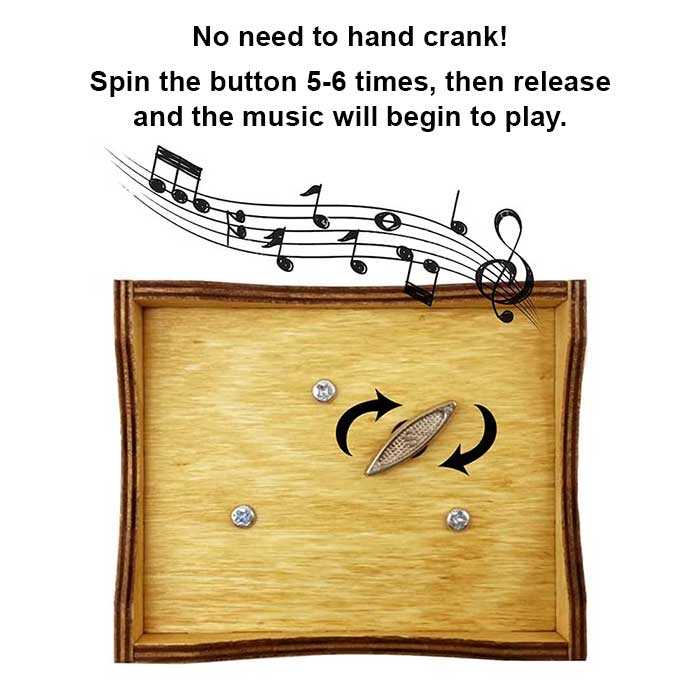 I Miss You - Personalized Music Box -  Memorial Gift, Sympathy Gift