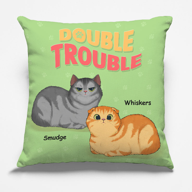 Trouble Maker - Cat Personalized Custom Pillow - Gift For Pet Owners, Pet Lovers