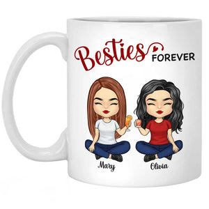 Nous sommes les meilleurs amis pour toujours - Mug personnalisé Bestie - Cadeau pour les meilleures amies, BFF, sœurs
