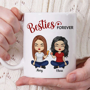 Nous sommes les meilleurs amis pour toujours - Mug personnalisé Bestie - Cadeau pour les meilleures amies, BFF, sœurs