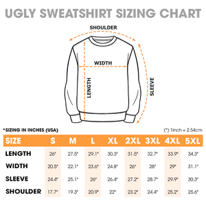 Joyeux Pawliday - Sweat-shirt de Noël unisexe personnalisé et moche, en laine, imprimé intégral - Cadeau pour les amoureux des chiens, des animaux, de Noël