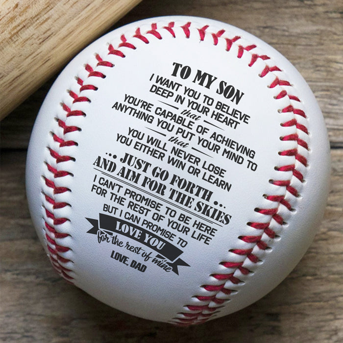 Visez le ciel ! Baseball en famille ! Cadeau de papa pour son fils 
