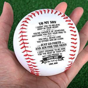 Visez le ciel ! Baseball en famille ! Cadeau de papa pour son fils 