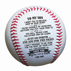 Visez le ciel ! Baseball en famille ! Cadeau de papa pour son fils 